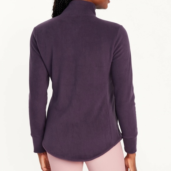 NWT OLD NAVY Microfleece Zip Jacket Color: Nebula SIZE MEDIUM - Picture 3 of 5